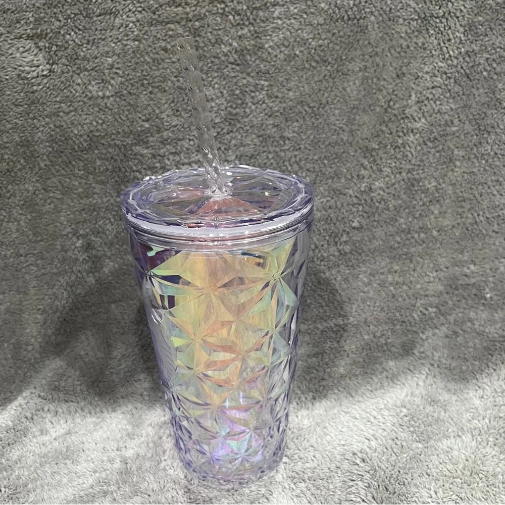 Starbucks Tumbler Thermobecher Cold to Go Prism iridescent Logo 16oz